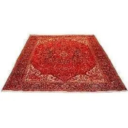 One Of The Kind Persian Heriz Rug 12'6" x 9'10"